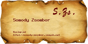 Somody Zsombor névjegykártya